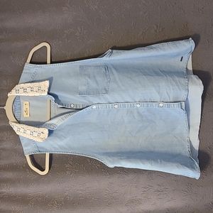 🌸Hollister Tank Top Bundle/Jean & cotton style, M